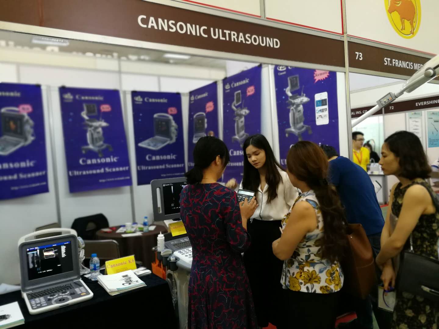 Cansonic Ultrasound participate VIETNAM MEDI-PHARM 2018 from 09th. 05, 2018 to 12th. 05,2018